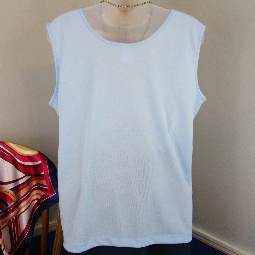 Basic Sky Blue Tank Top - Picture 4 of 6